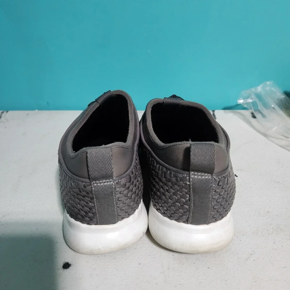 Womens Cole Haan Studio Grand Weave Black Leather Shoes‎ Sneakers Size 8c